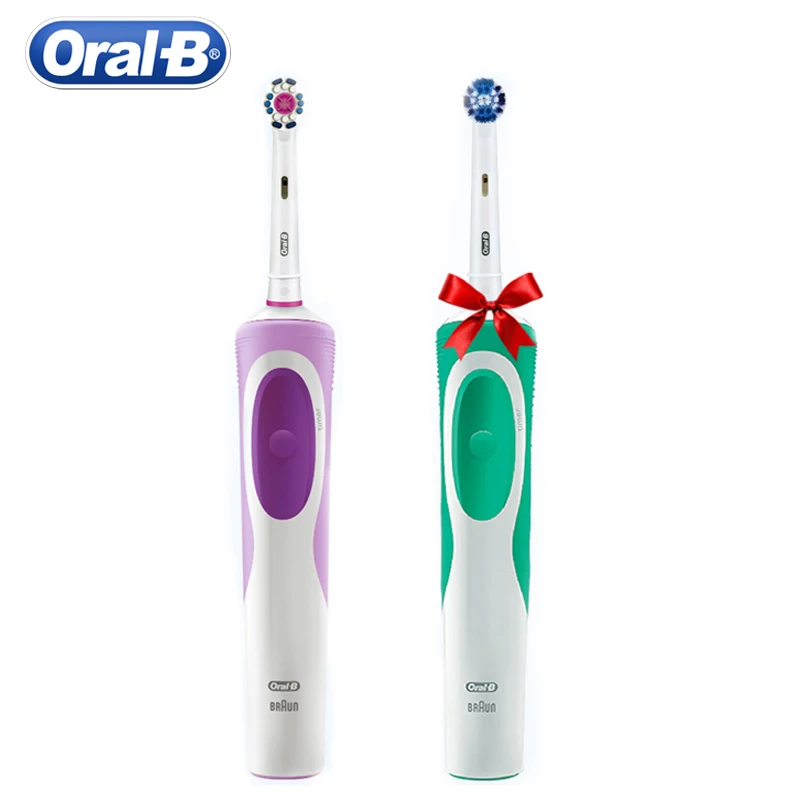 Электрическая зубная щетка Braun Oral B D12 в подарочной коробке вращающаяся