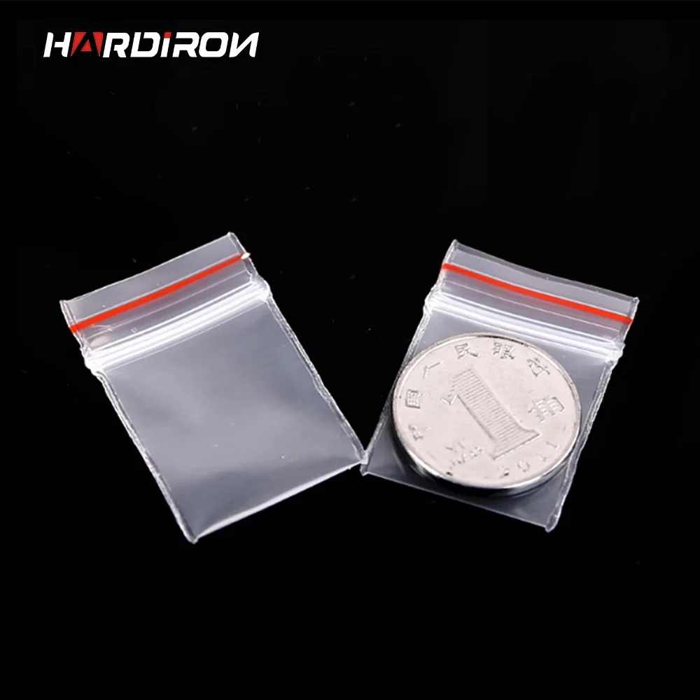 

400pcs red side small size Self Sealing Zip Lock Bags/ jewelry bags/ Plastic Packaging bags
