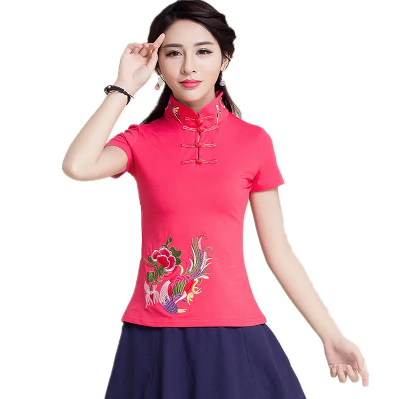 

2018 Brand Summer Short Sleeve Women T Shirt Cotton Blusas Vintage Woman Clothing 5XL Plus Size Body Tops Tee Embroidery T-Shirt
