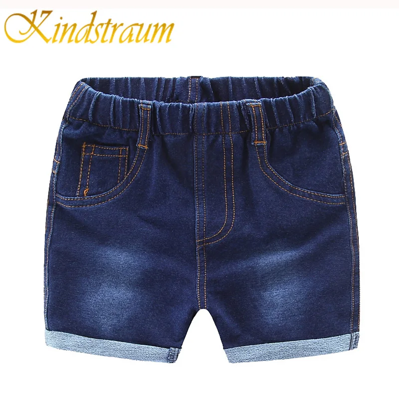 Kindstraum 12M 8Y Baby Boys Denim Shorts Cotton Summer Kids Jeans