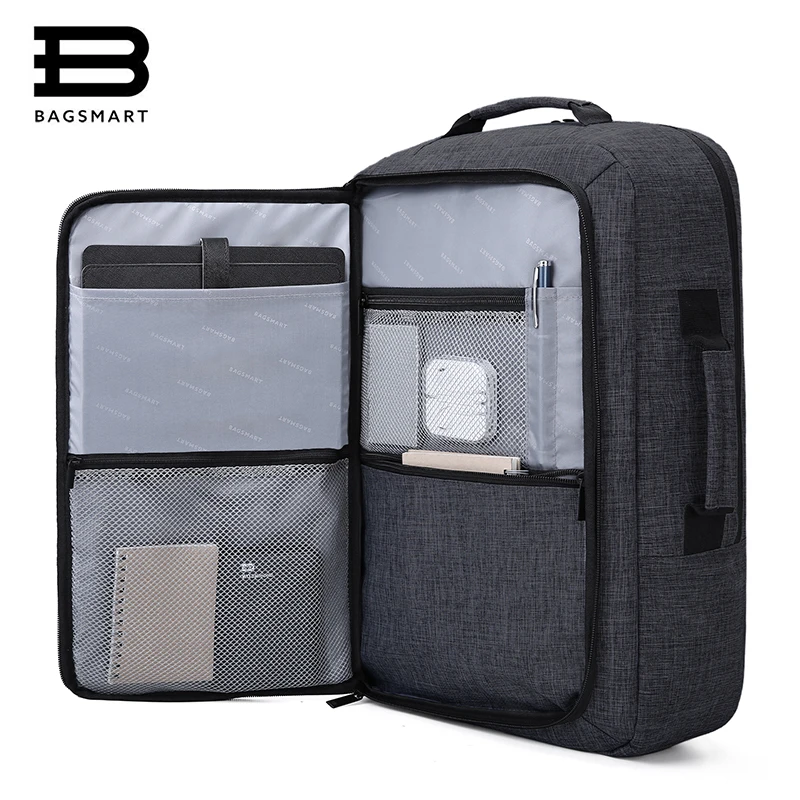 

BAGSMART New Men Travel Bag Bolsa Mochila for 15.6 Inch Laptop Rucksack School Bag Travel Backpack Multifunctional Bakpack