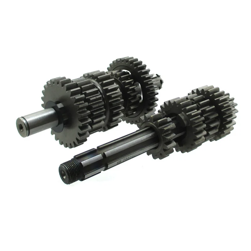 XLSION Gear Box Main Counter Shafts for Zongshen Z190 190cc Pit Dirt Bike the engine code No.: ZS1P62YML-2 transmission gear box