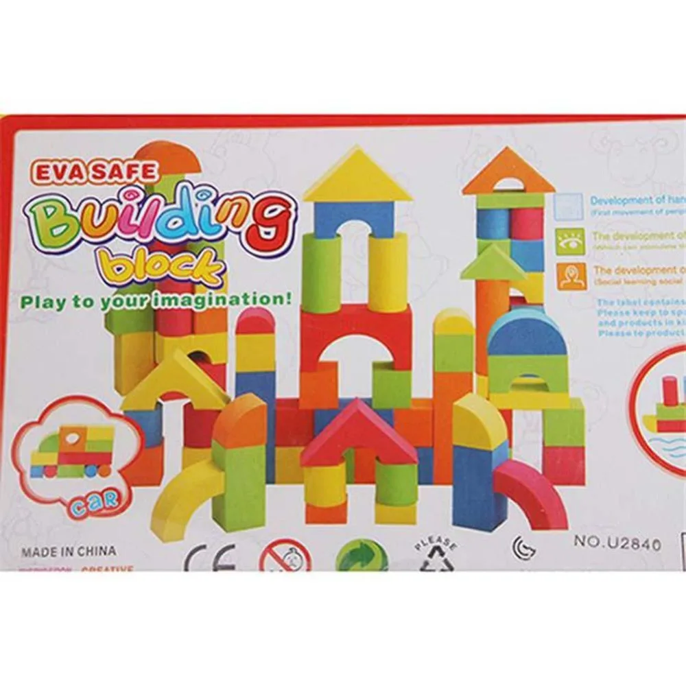 Горячая смешанные цвета пазл из этиленвинилацетата строительные игрушки для детей Детские Развивающие игрушки рождественские подарки