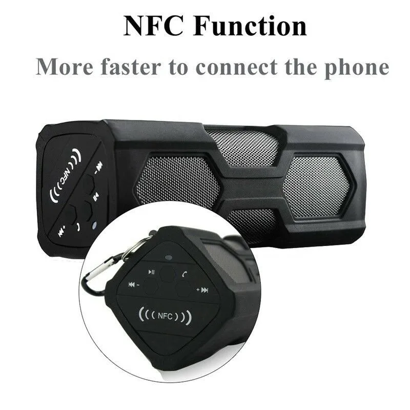 Портативный сабвуфер Bluetooth 4,2 беспроводной динамик жизнь водонепроницаемый USB power Bank бас NFC AUX Универсальный