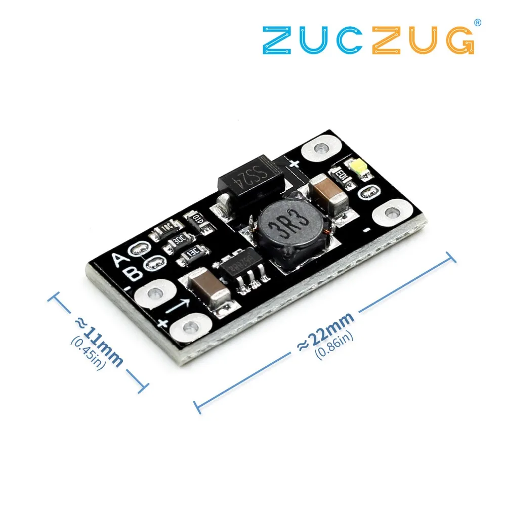 Новейшая многофункциональная мини-повышающая плата 5 В/8 в/9 В/12 В 1.5A светодиодный индикатор Diy электронный высокое качество