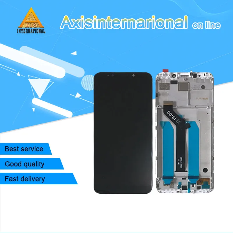 

Original Axisinternational For 5.99" Xiaomi Redmi 5 Plus LCD Screen Display With Frame+Touch Panel Digitizer For Redmi 5 Plus
