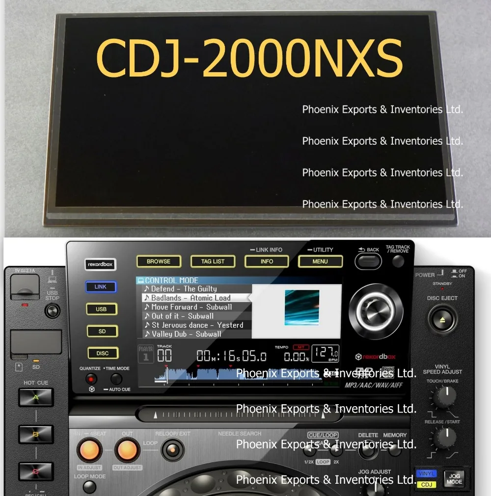 ЖК-экран для CDJ-2000NXS2 CDJ-2000 NEXUS 2 Панель дисплея CDJ2000NXS2