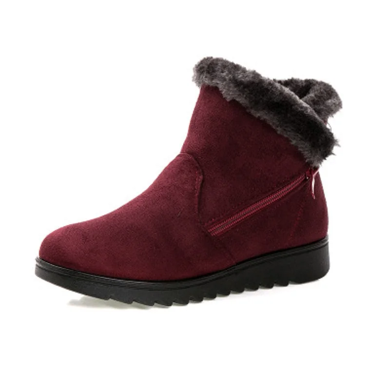 

Women Shoes New Fashion Women Ankle Boots Waterproof Wedge Platform Winter Warm Snow Boots Shoes For Female