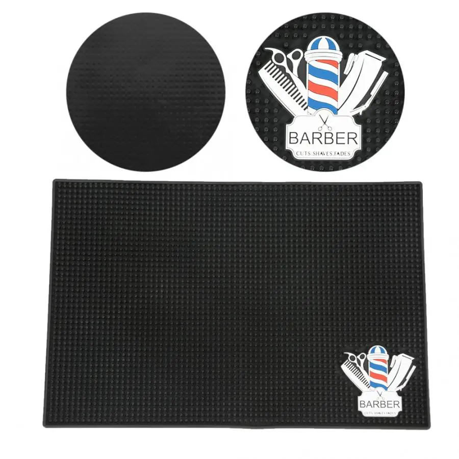 

Professional Accessories Hairdresser Hairdressing Countertop Anti-skid Silicone Mat Dressing Table Tool Pad for Salon Use