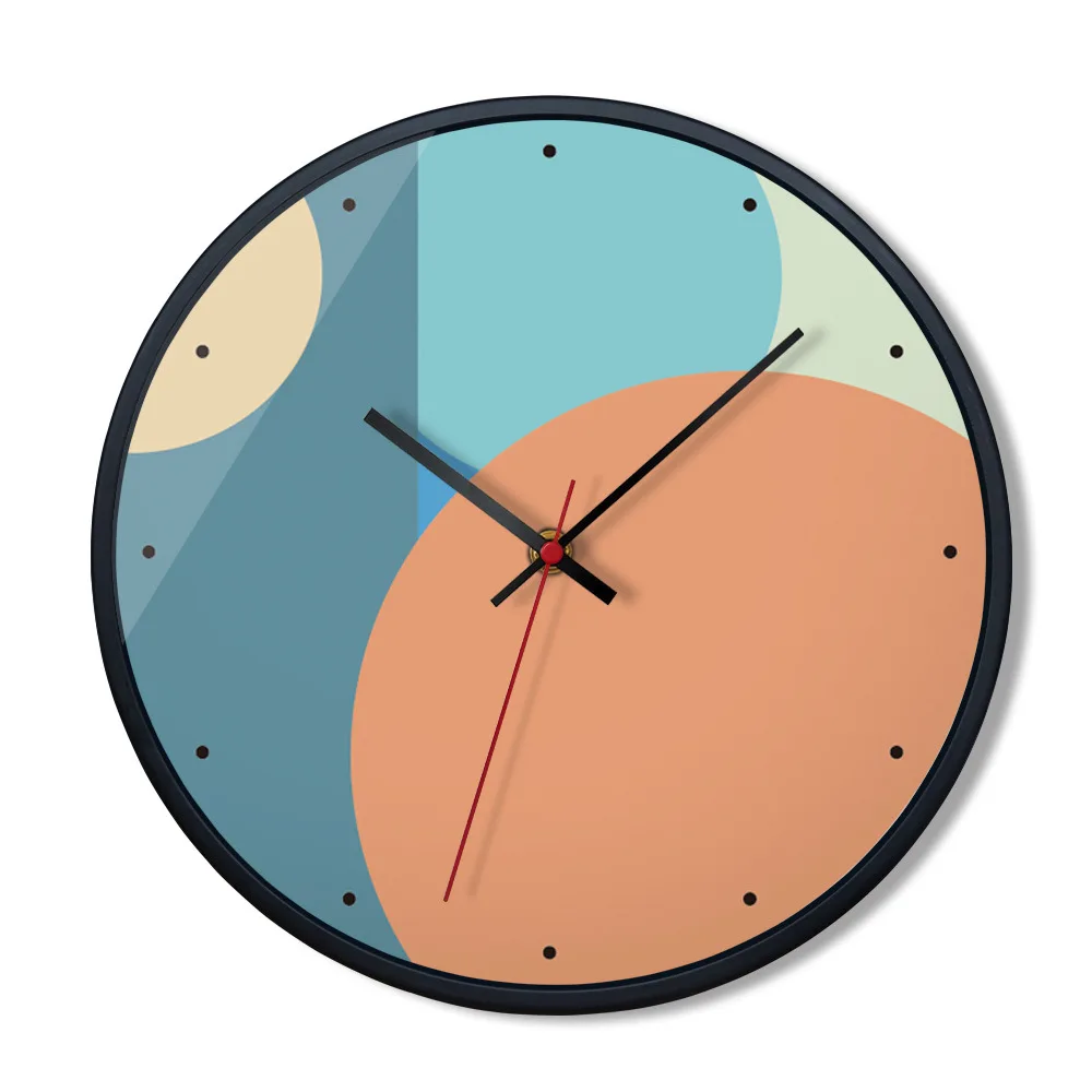 Buy Decorative Wall Clock Modern Design Metal Frame