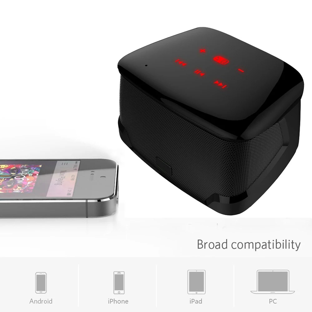 Meidong Miniboom II беспроводной Bluetooth динамик мини портативный с микрофоном для телефона