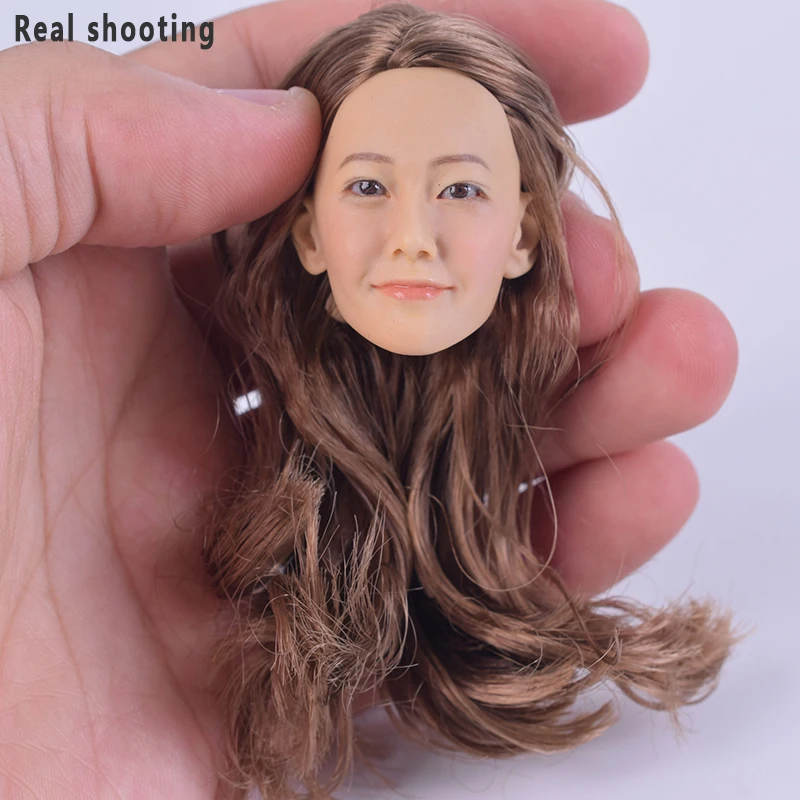 

TopToys 1/6 Scale Accessories Head Sculpt Girl Female KUMIK 005 Korean Hot Sideshow Lin Yuner Phicen HTTOYS Body Figure Doll