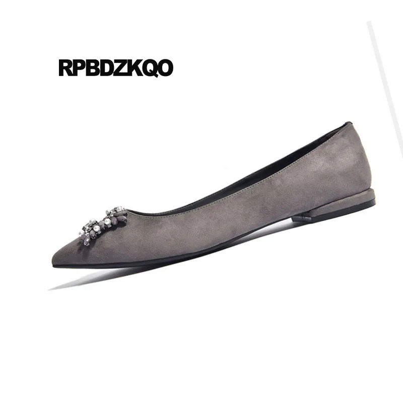 grey flat dress shoes