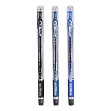 Стираемая гелевая ручка 0,5 мм ластик колпачки Черный Темно-Синий G-1092 гелевая чернильная ручка 3 шт