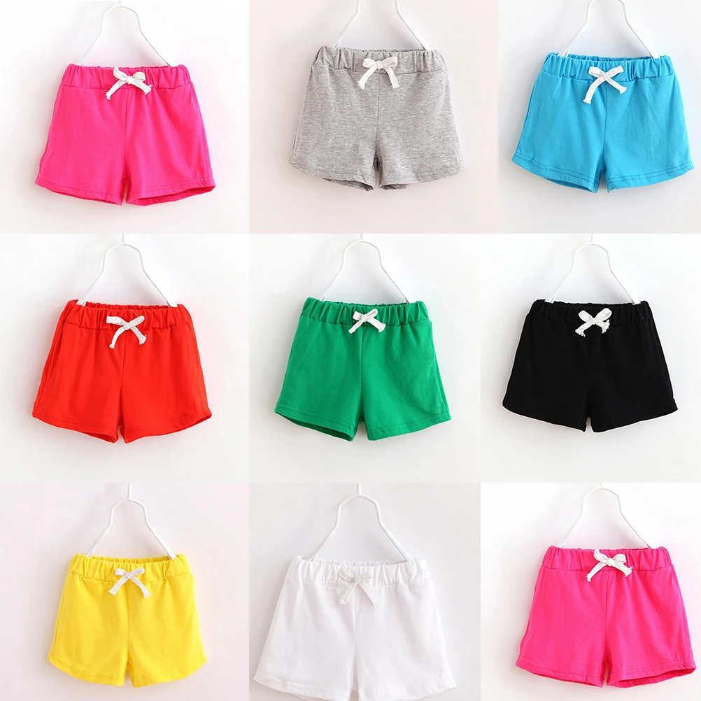 Casual Girls/Boys Shorts Colorful Summer Cheap Kids Trousers Baby