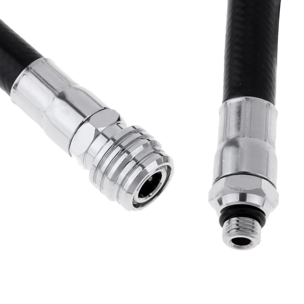 Scuba Diving Flexible Braided Hose Black Low Pressure Regulator Diver Octopus Hose 1st Stage Octopus