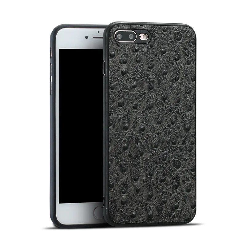 

For iPhone 6 7 8Plus Case Luxury Genuine Leather Cases for iPhone X 10 6S Cover for iPhone 7 plus Corium Shell Bags silicone