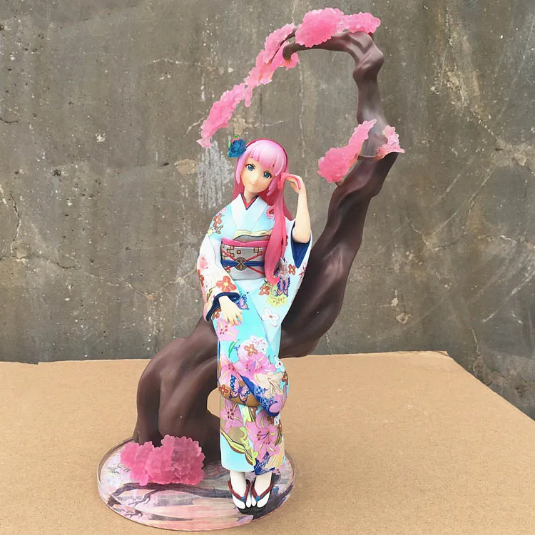 

Kimono sakura Ver Megurine Luka Beautiful Statue Girls PVC Action Figure Toys Hatsune Miku Anime Figure Model Collection EO25
