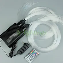 Двойной внешний волоконно-оптический светильник, набор для украшения свадебной комнаты, Ночной светильник 500 звезд, Потолочный/настенный светильник, беспроводной контроль, изменение цвета