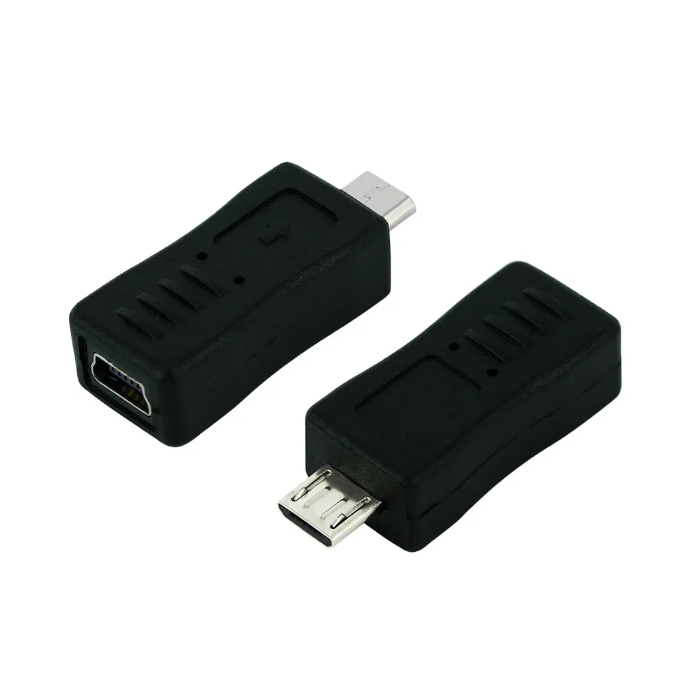 Универсальный кабель переходник с Mini USB Мама на Micro папа|Компьютерные кабели и