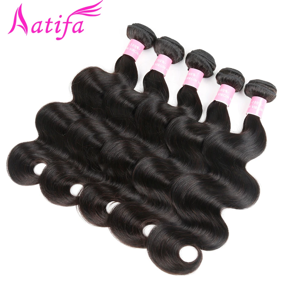 Brazilian Body Wave Hair 100% Human Hair Weave Bundles 1/3/4 pcs Natural Color Remy Hair Weave 8-28inch Aatifa Hair Extension Brazilian Body Wave Hair 100% Human Hair Weave Bundles 1/3/4 pcs Natural Color Remy Hair Weave 8-28inch Aatifa Hair Extension