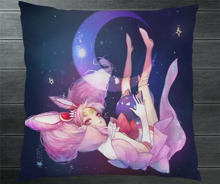 Аниме Сейлор Мун Tsukino Usagi маленькая леди спокойствие Fanart двухсторонний фонарь