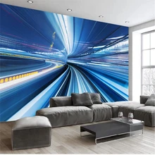 Beibehang HD tridimensional road street view parede da sala de transporte personalizado grande mural papel de parede papel de parede verde