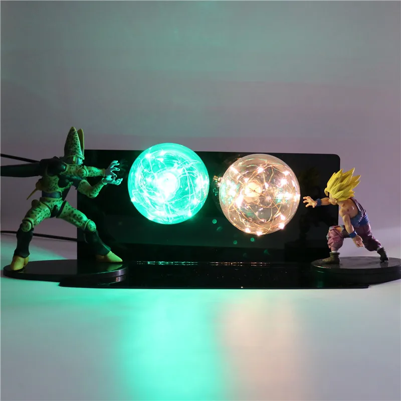 «Жемчуг дракона» с рисунком из аниме «Драконий жемчуг зет» лампа с экшн-фигурками Детские куклы светодиодный Ночной светильник DIY аниме модель настольная лампа для Для детей светильники в виде игрушек