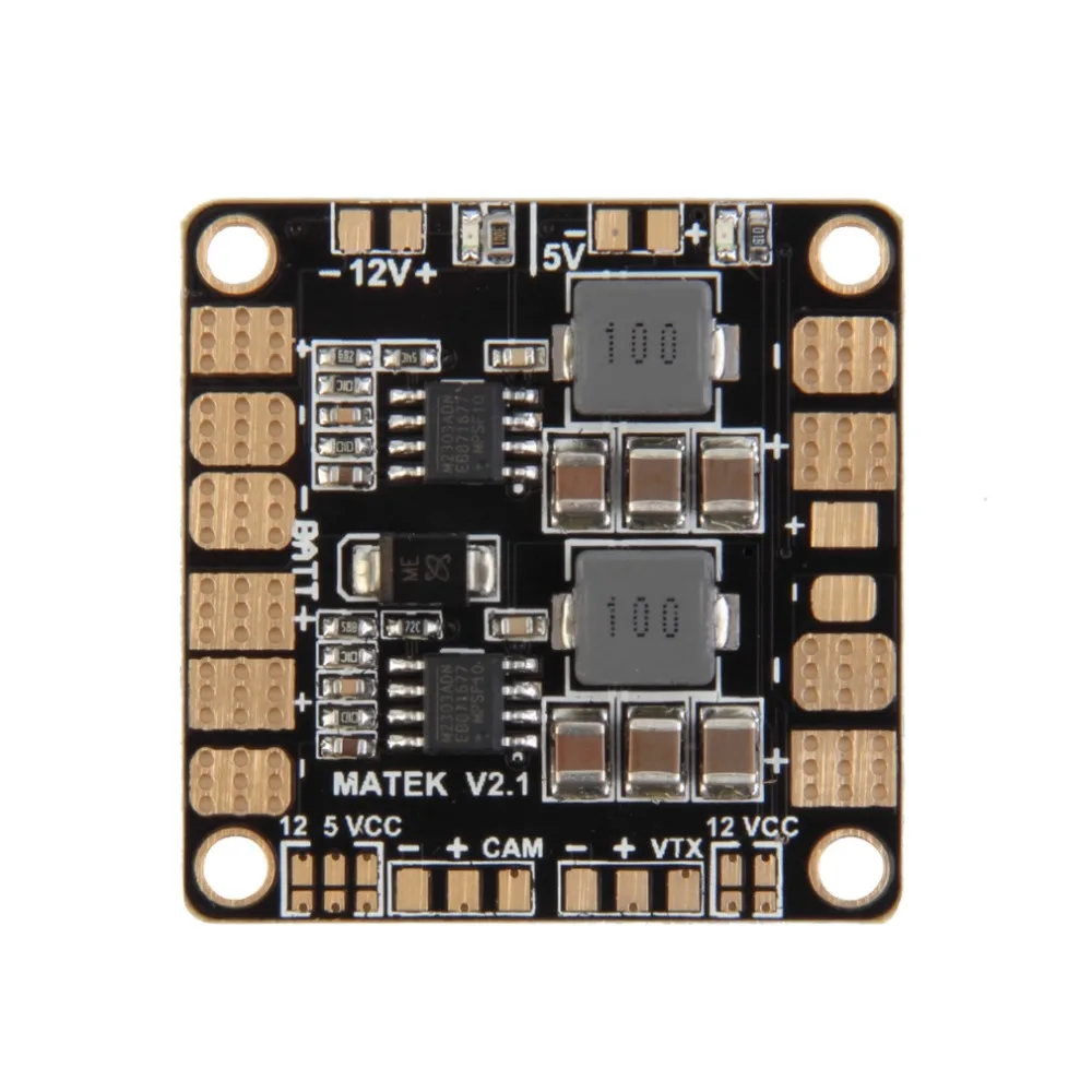 

Wenland Matek V3.1 Power Mini Power Hub Power Distribution Board PDB with BEC 5V & 12V Synchronous for Quadcopter Multicopter