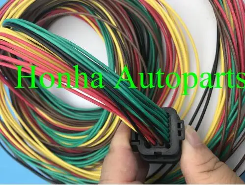 Free shipping 26 Pin/Way ECU Auto Computer Connector Oil Gas Electrical Plug With Cable Wire Pigtai