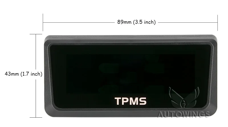 Автомобильная система контроля давления в шинах TPMS с 4 внутренними датчиками солнечного заряда ЖК-дисплей монитор давления в шинах поддержка бар/PSI