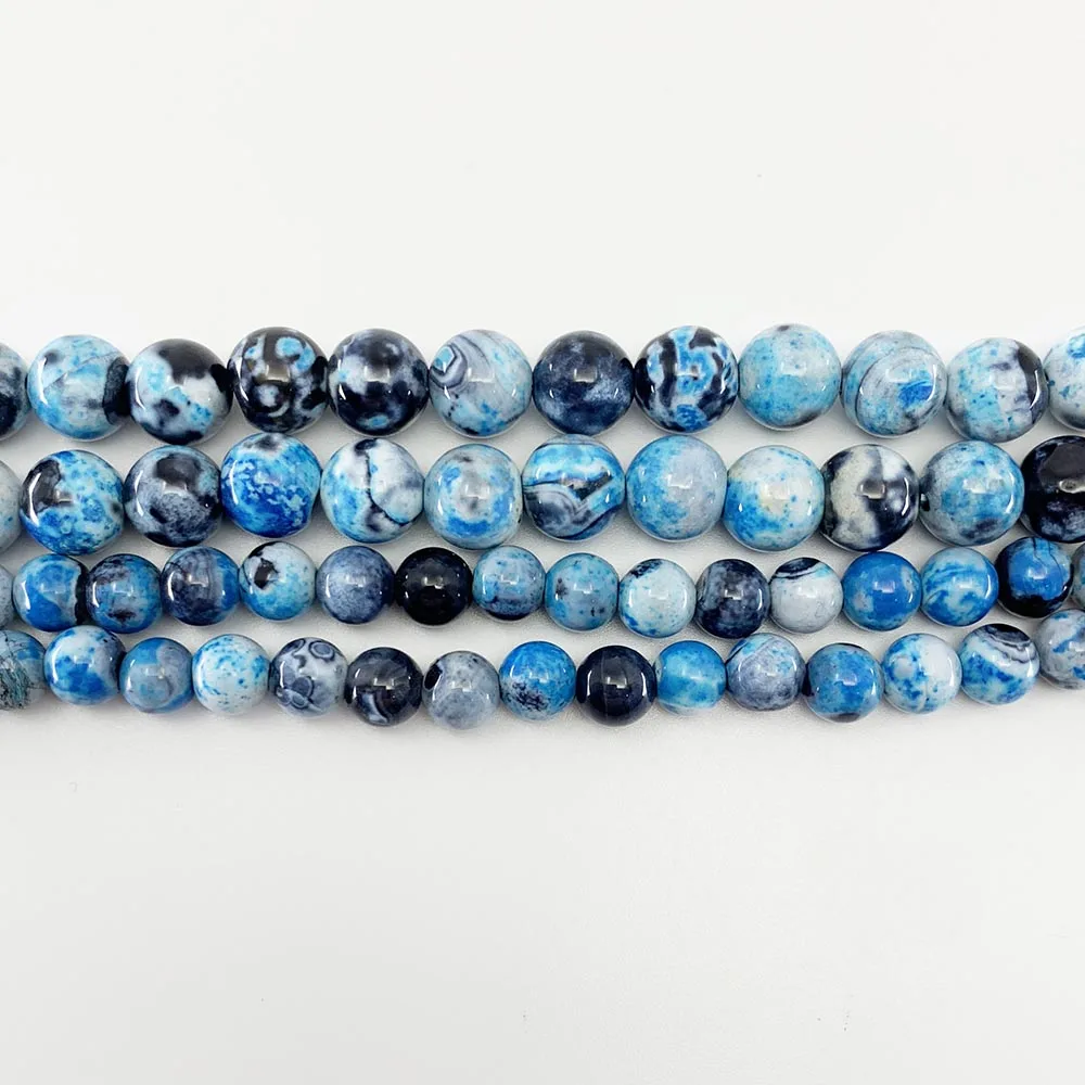 6-7MM COPPER BRONZE RUTILATED QUARTZ GEMSTONE ROUND LOOSE BEADS 15.5/"