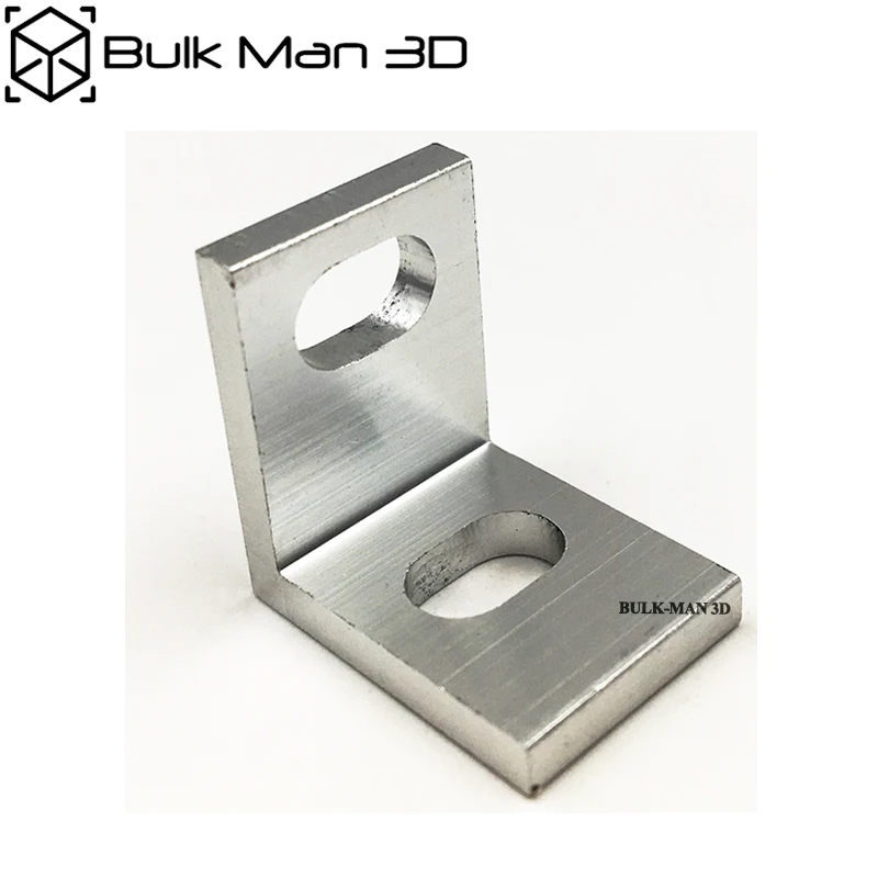 

10pcs/lot retail Smooth single Universal L bracket for 3D Printer, CNC Engraving Machine, V-slot, T slot Linear Rail