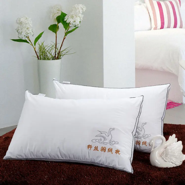 Особенности бархатные подушки для постельного белья, размер 48x74 см(18,9x29 дюймов), мягкие хлопковые подушки, подушка для здорового сна с нулевым давлением - Цвет: Белый