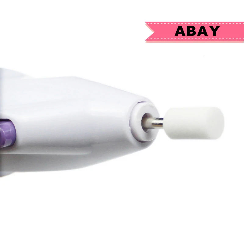 Abay Маникюрный Инструмент для ухода за ногтями полировальный станок портативный Электрический полировальный мини-ручка пять функциональный набор инструментов для ухода за ногтями