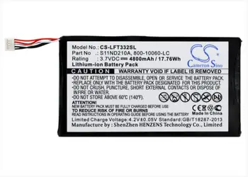 

Cameron Sino 4800mAh battery for LEAPFROG Leappad Ultra 33200 83333 NABI2NV7A 800-10060-LC S11ND210A Tablet Battery