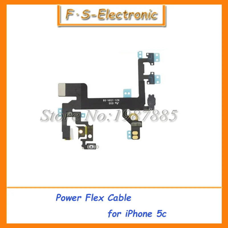 imágenes para 10 unids/lote nueva alta calidad flexible de alimentación para el iphone 5C Power Flex Cable de encendido apagado Flex ribbon Cable de reemplazo envío gratis imágenes para 10 unids/lote nueva alta calidad flexible de alimentación para el iphone 5C Power Flex Cable de encendido apagado Flex ribbon Cable de reemplazo envío gratis