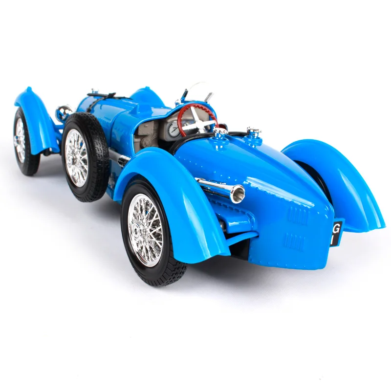 Bburago 1:18 1934 bugatti Тип 59 роскошный синий автомобиль литья под давлением 252*100*76 классическая модель автомобиля крутой автомобиль Коллекционирование для мужчин 12062