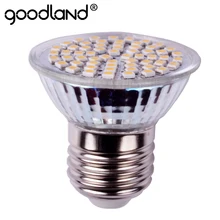 Goodland E27 lampe à led 3W E14 GU10 AC220V 240V led projecteur haute led lumineuse ampoule Spot pour salon led éclairage