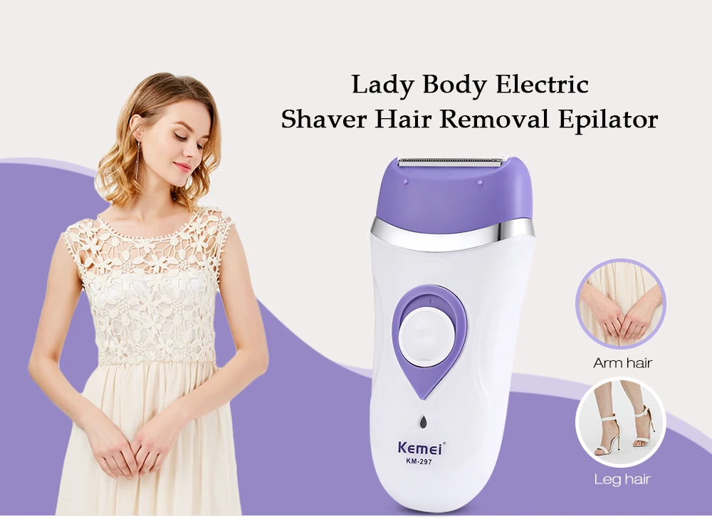 Электрический эпилятор Kemei KM-297 Lady Body 3-in-1 для удаления волос | Красота и здоровье