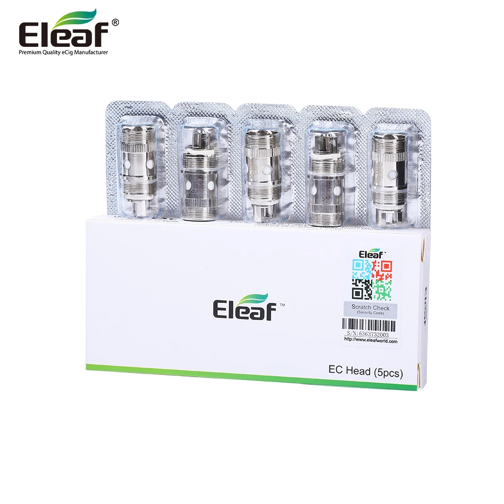 5 шт./10 шт. оригинальная головка спирали Eleaf EC 0 3 Ом/0 Ом испаритель для IJust 2/Melo 3/Melo