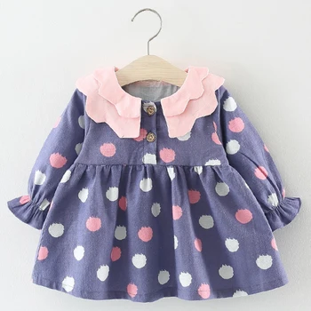 

2019 Autumn Lolita Style Vestido Infantil Princess Dress Christmas Dress Birthday Party Baby Girl Dresses Winter Newborn Clothes