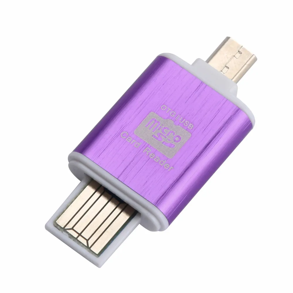 Ecosin2 карты памяти аксессуары 2в1 Micro SD OTG флеш-диск USB 2,0 кардридер для смартфонов ПК планшет Oct19