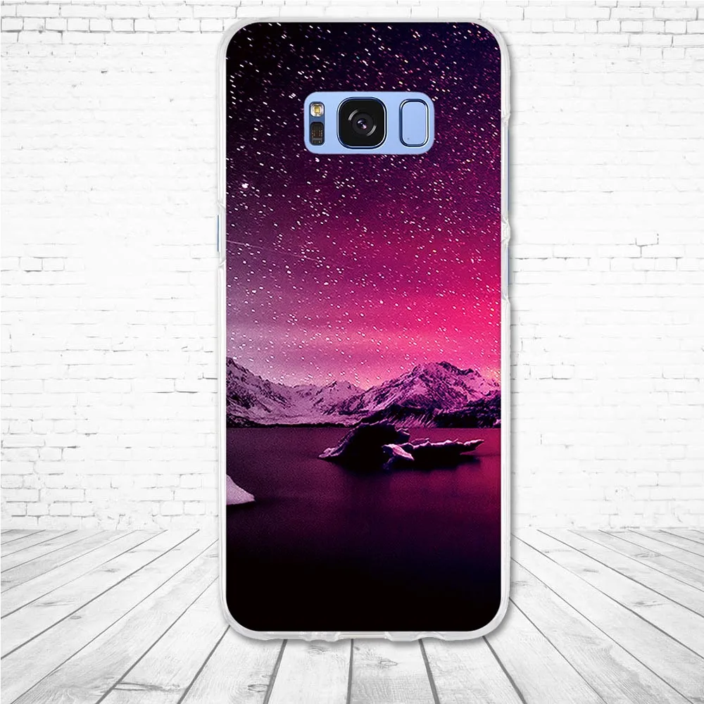 Мягкий силиконовый чехол накладка для Samsung Galaxy S8 G955F G950F чехлы S 8 с