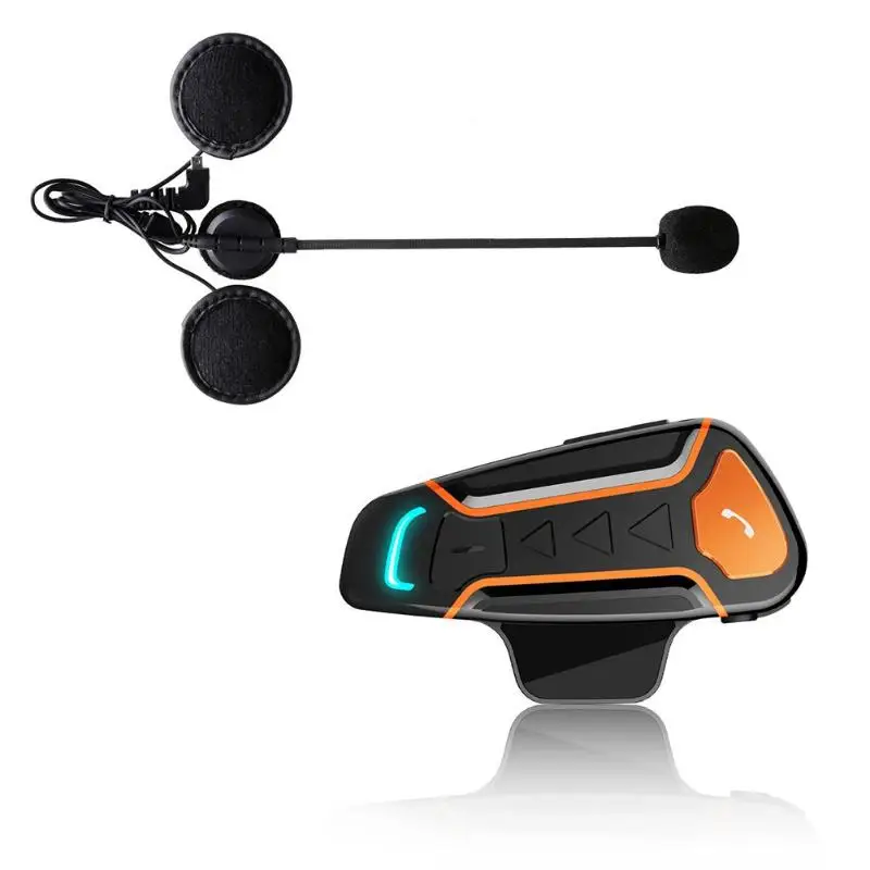 WT003 1000 м Bluetooth гарнитура для мотоциклетного шлема, беспроводной домофон, домофон, FM A2DP 2,4 ГГц, мягкий микрофон