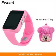Pewant Smart Baby Watch With Camera Bluetooth Watch Android Smart Watch Support SIM For Children Kids Gifts PK Q90 Q80 Q50 Q60
