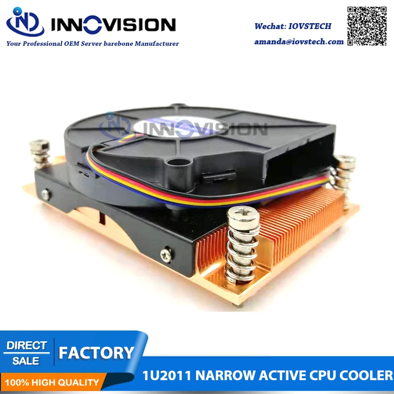 Refrigerador do Dissipador de Calor Adequado para Intel Estreito Servidor Cpu Radiador Xeon E5-2600 E5-4600 Série 1u Lga2011 94*56mm