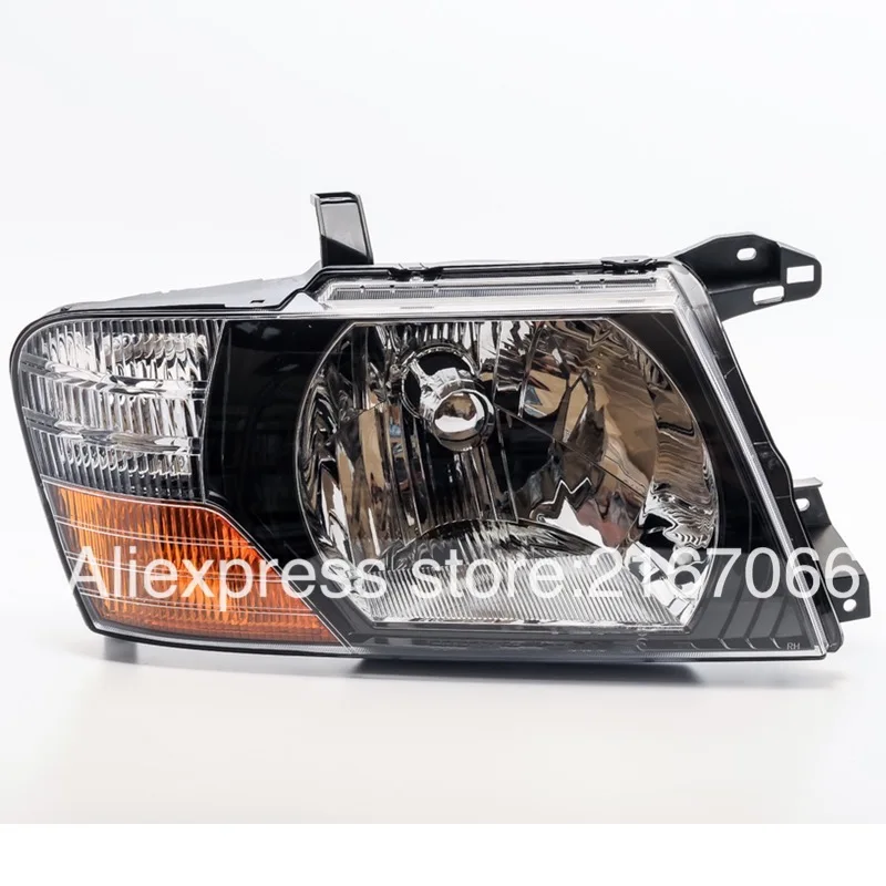 Фара правая для MITSUBISHI PAJERO / MONTERO 1999 2000 2001 2002 2003 боковая черная | Автомобили и