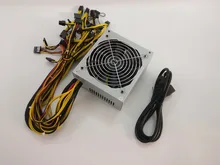 YUNHUI Sell ETH ZCASH SC MINER Gold POWER 1800W BTC power supply for RX 470 /570 RX480/580 6 GPU CARDS