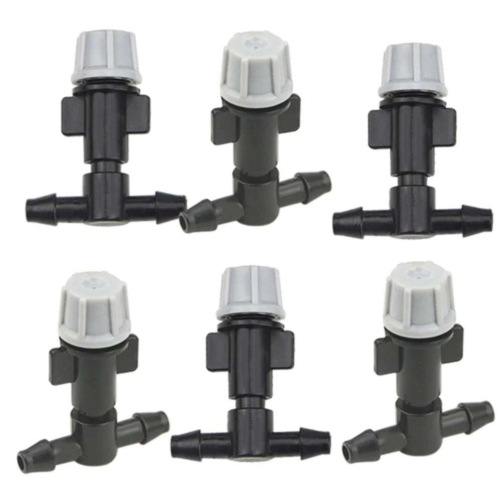 

Misting Irrigation With Tee Connector Flexible Practical Durable Sprayer Nozzle Plastic Adjustable Drippers Light Large Range